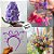 Haste de Chenille 30cm - Roxo - 100 unidades - Art Montagem - Rizzo - Imagem 2