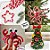 Haste de Chenille 30cm - Listrado Vermelho e Branco - 100 unidades - Art Montagem - Rizzo - Imagem 2