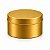 Lata de Metal Redonda - Dourado - 7,5x7,5x4,5cm - 1 unidade - Rizzo - Imagem 3