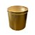 Lata de Metal Redonda - Dourado - 10x10x10cm - 1 unidade - Rizzo - Imagem 3