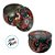 Lata De Metal Estampa De Mandala - Preto - 7x7cm - 130ml - 1 unidade - Rizzo - Imagem 2
