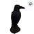 Enfeite Decorativo De Halloween Com Som e Movimento - Corvo Preto - 38,5x16,5cm - 1 unidade - Cromus - Rizzo - Imagem 4