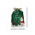 Saco Para Presente Decorado - Papai Noel e Rena Verde - 29x42cm - 50 unidades - Rizzo - Imagem 3