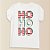 Camiseta Branca Estampada - HoHoHo - Adulto - 1 unidade - Rizzo - Imagem 1