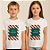 Camiseta Branca Estampada - Natal Listras - Infantil - 1 unidade - Rizzo - Imagem 2