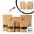 Saco de Papel Kraft com Visor Stand Up Pouch Zip 50 un - Imagem 1