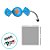 Papel Trufa 14,5x15,5cm - Sorriso Azul - 100 unidades - Cromus - Rizzo - Imagem 3