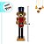 Soldado de Chumbo Urso de Madeira com Bateria - 36cm - Vermelho e Preto - 1 unidade - Rizzo - Imagem 2