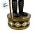 Soldado de Chumbo de Madeira com Lança - 38cm - Preto e Dourado - 1 unidade - Rizzo - Imagem 6