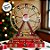 Cenario de Natal - Roda Gigante com Papai Noel com Luz, Som, e Movimento - 38x17x47,5cm - 1 unidade - Rizzo - Imagem 9