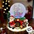 Enfeite Decorativo de Natal - Globo de Neve com Papai Noel, Crianças e Árvore De Natal - 22x22x23cm - 1 unidade - Rizzo - Imagem 8