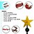 Enfeite Giratório para Árvore de Natal – Topo Estrela e Trenó - 47x20cm - 1 unidade - Rizzo - Imagem 2