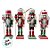 Kit Boneco Soldado Quebra Nozes de Madeira - Vermelho e Verde - 12cm  - 4 unidades - Rizzo - Imagem 2