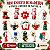 Mini Enfeite de Madeira para Árvore de Natal - 15 peças - 5cm - 15 unidades - Rizzo - Imagem 2