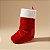 Meia de Natal para Pendurar - Vermelha - 47x27x20cm - 1 unidade - Rizzo - Imagem 1