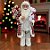 Papai Noel Decorativo em Pé com Saco de Presentes e Ursinho - Vermelho e Branco - 60cm - 1 unidade - Rizzo - Imagem 1