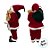 Papai Noel Decorativo em Pé com Saco de Presentes e Urso - Vermelho e Branco - 60cm - 1 unidade - Rizzo - Imagem 6