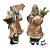 Papai Noel Decorativo em Pé com Saco de Presentes - Verde e Bege - 60cm - 1 unidade - Rizzo - Imagem 7
