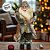 Papai Noel Decorativo em Pé com Saco de Presentes - Verde e Bege - 60cm - 1 unidade - Rizzo - Imagem 8