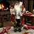 Papai Noel Decorativo em Pé com Saco de Presentes - Vermelho e Marrom - 45cm - 1 unidade - Rizzo - Imagem 1