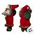 Papai Noel Decorativo em Pé com Saco de Presentes - Vermelho e Marrom - 45cm - 1 unidade - Rizzo - Imagem 7
