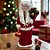 Mamãe Noel Decorativa em Pé com Presentes - Vermelho e Branco - 60cm - 1 unidade - Rizzo - Imagem 1