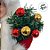 Mamãe Noel Decorativa em Pé com Presentes - Vermelho e Branco - 60cm - 1 unidade - Rizzo - Imagem 5