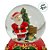 Enfeite Decorativo de Natal - Globo de Neve com Papai Noel e Árvore - 4,5x7cm - 1 unidade - Rizzo - Imagem 3