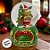 Enfeite Decorativo de Natal - Globo de Neve com Rena e Árvore - 4,5x7cm - 1 unidade - Rizzo - Imagem 6