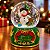 Enfeite Decorativo de Natal - Globo de Neve com Boneco de Neve e Árvore - 4,5x7cm - RZO02298 - 1 unidade - Rizzo - Imagem 1