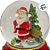 Enfeite Decorativo de Natal - Globo de Neve com Papai Noel - 6,5x9,5cm - 1 unidade - Rizzo - Imagem 3