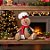 Enfeite Decorativo De Natal - Boneco Ginger Bread Confeiteiro - 15x29,5cm - 1 unidade - Cromus - Rizzo - Imagem 1