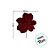 Poinsétia Decorativa - Magnólia Camurça Com Glitter - Marsala - 30,5x27cm - 1 unidade - Cromus - Rizzo - Imagem 3