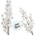 Galho Decorativo de Natal - Berry - Branco - 39,5cm - 1 unidade - Cromus - Rizzo - Imagem 2