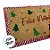 Capacho De Fibra - Feliz Natal Com Árvore de Natal - 60x40cm  - 1 unidade - Cromus - Rizzo - Imagem 2