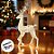 Enfeite Decorativo de Natal - Rena de Metal Gigante com Led - Ouro - 185x36x86cm - 1 unidade - Cromus - Rizzo - Imagem 5
