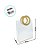 Sacola Transparente Fosca PVC com Alça Redonda de Couro Dourado - 18,5x16x8cm - 10 unidades - Rizzo - Imagem 3