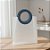 Sacola Transparente Fosca PVC com Alça Redonda de Couro Azul - 27x23x11cm - 10 unidades - Rizzo - Imagem 1