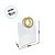 Sacola Transparente Fosca PVC com Alça Redonda de Couro Dourado - 23x20x10cm  - 10 unidades - Rizzo - Imagem 3