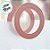 Sacola Transparente Fosca PVC com Alça Redonda de Couro Rosa - 18,5x16x8cm  - 10 unidades - Rizzo - Imagem 2