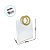 Sacola Transparente Fosca PVC com Alça Redonda de Couro Dourado - 27x23x11cm - 1 unidade - Rizzo - Imagem 3