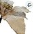 Poinsettia Decorativa - Bege e Dourado - 38x14x36cm - 1 unidade - Cromus - Rizzo - Imagem 3