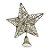 Topo Estrela para Árvore de Natal Plástico - Ouro - 27x23x5,5cm - 1 unidade - Cromus - Rizzo - Imagem 1