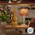 Enfeite Decorativo de Natal com Luz e Movimento - Árvore Giratória Dourada - 29,5x9x9cm - 1 unidade - Cromus - Rizzo - Imagem 5