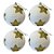 Bolas de Natal - Estrelas Douradas - 10x10x10cm - 4 unidades - Cromus - Rizzo - Imagem 1