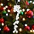 Enfeite Decorativo Para Pendurar de Natal - Cordão Gotas Incolor - 15,5x4cm - 1 unidade - Cromus - Rizzo - Imagem 1