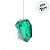 Enfeite Decorativo Para Pendurar de Natal - Joia Quadrada Verde Escuro - 10x10x5,5cm - 1 unidade - Cromus - Rizzo - Imagem 2