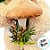 Enfeite Decorativo de Natal - Urso Bege - Cachecol e Cogumelo - 39x20x19cm - 1 unidade - Cromus - Rizzo - Imagem 5