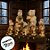 Enfeite Decorativo de Natal - Urso Bege - Cachecol e Cogumelo - 39x20x19cm - 1 unidade - Cromus - Rizzo - Imagem 7