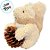 Enfeite Decorativo de Natal - Esquilo Bege - Cachecol e Pinha - 23x14,5x22,5cm - 1 unidade - Cromus - Rizzo - Imagem 3